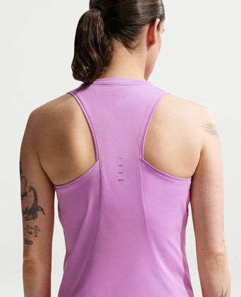 Swift Dri-FIT Running Tank Top - Light Magenta/Reflective Silver