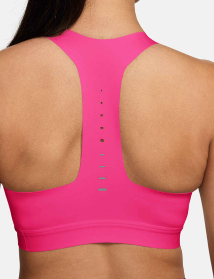 Nike Swift High-Support Lightly Lined Sports Bra - Hyper Pink/Reflective Silverimages4- The Sports Edit