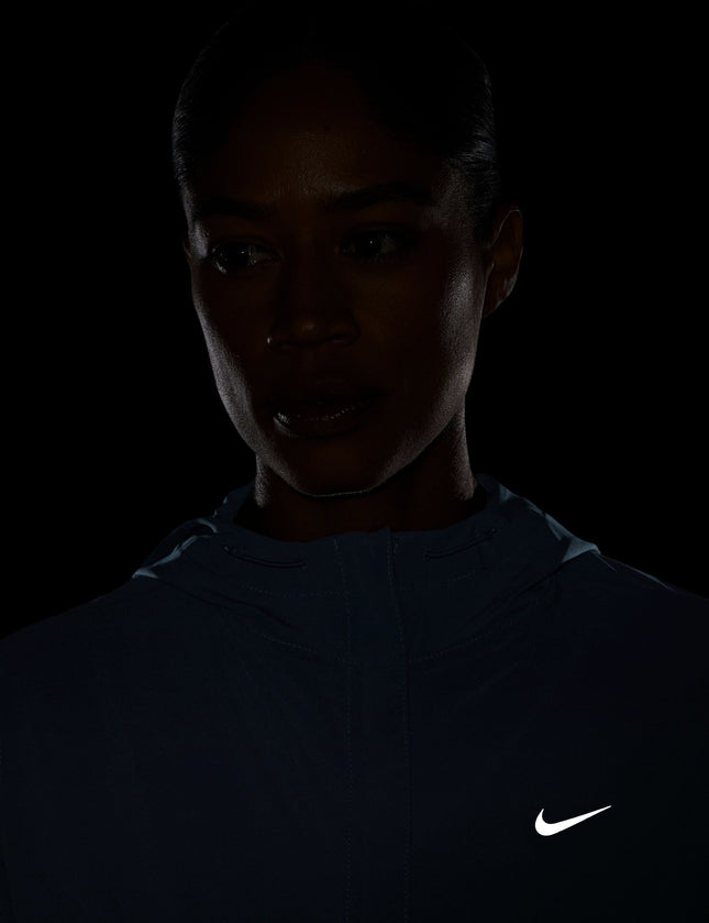 Swift Repel Packable Running Jacket - Aluminum/Reflective Silver