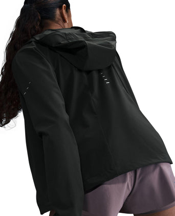 Swift Repel Packable Running Jacket - Black/Reflective Silver