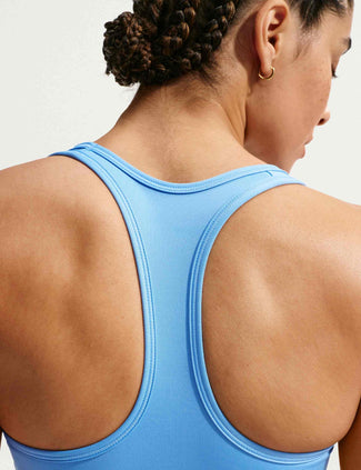 Swoosh Medium Support Bra - University Blue/White