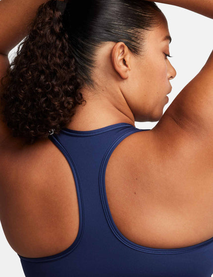 Nike Swoosh Medium Support Bra - Midnight Navy/Whiteimages4- The Sports Edit
