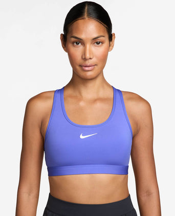 Swoosh Medium Support Bra - Sapphire/White