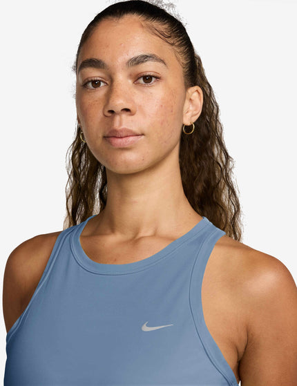 Nike Tempo Dri-FIT Running Tank Top - Work Blue/Reflective Silverimages4- The Sports Edit