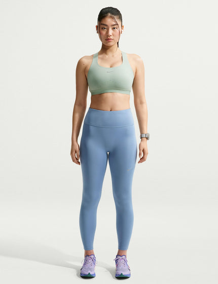 Nike Tempo High Waisted 7/8 Running Leggings - Work Blue/Reflective Silverimages5- The Sports Edit