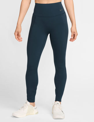 Universa High Waisted Leggings - Armory Navy/Anthracite/Riftblue