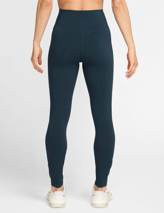 Universa High Waisted Leggings - Armory Navy/Anthracite/Riftblue