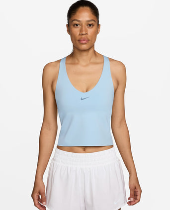 Universa Medium-Support Padded Sports Bra Tank - Celestine Blue/Chambray/Work Blue