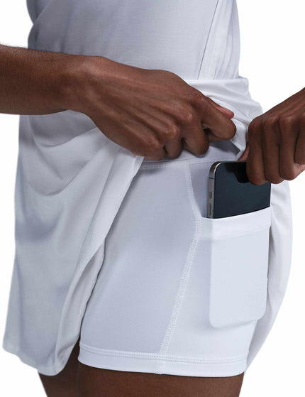 Nike Victory Dri-FIT Flouncy Tennis Skirt - White/Blackimages4- The Sports Edit