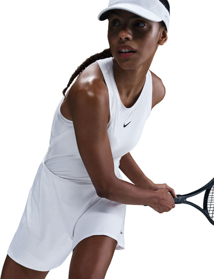 Nike Victory Dri-FIT Flouncy Tennis Skirt - White/Blackimages5- The Sports Edit