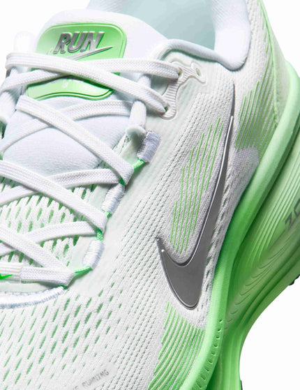 Nike Vomero 18 Running Shoes - White/Metallic Silver/Illusion Greenimages7- The Sports Edit