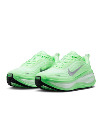 Vomero Plus Running Shoes - White/Metallic Silver/Illusion Green