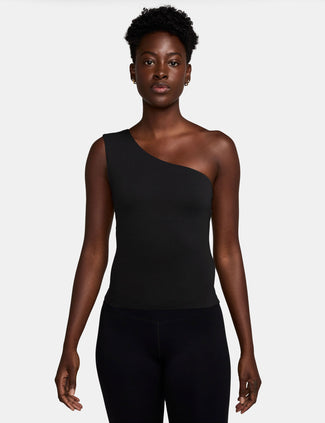 Zenvy Dri-FIT Asymmetrical Tank Top - Black