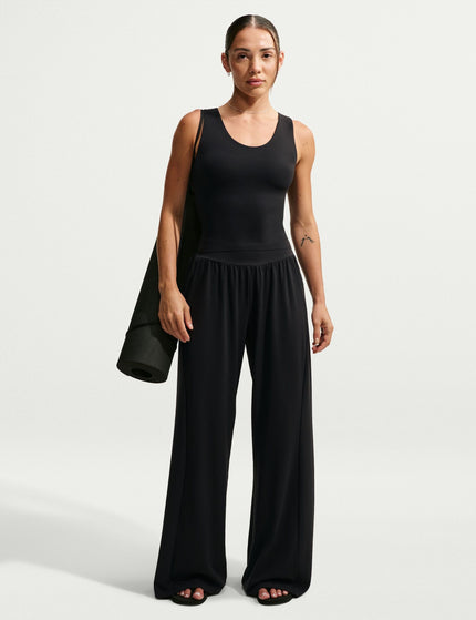 Nike Zenvy Dri-FIT High Waisted Wide-Leg Pants - Black/Cool Greyimages5- The Sports Edit