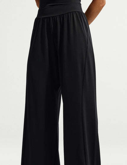 Nike Zenvy Dri-FIT High Waisted Wide-Leg Pants - Black/Cool Greyimages2- The Sports Edit