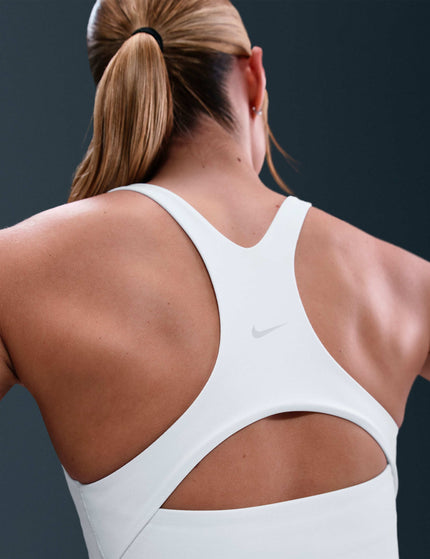 Nike Zenvy Light Support Sports Bra Tank - White/Cool Greyimages2- The Sports Edit