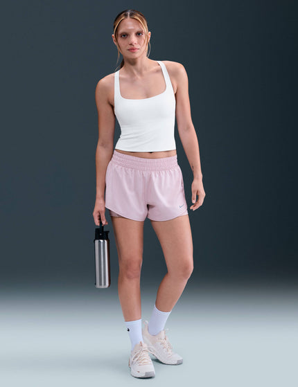 Nike Zenvy Light Support Sports Bra Tank - White/Cool Greyimages5- The Sports Edit