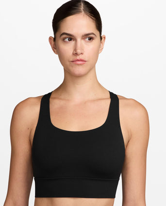 Zenvy Light-Support Longline Bra - Black/Cool Grey