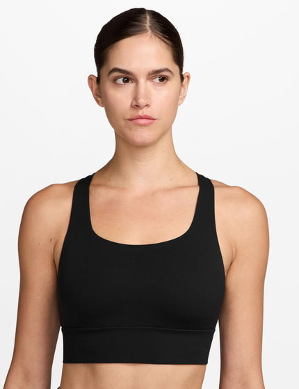 Nike Zenvy Light-Support Padded Longline Sports Bra - Black/Cool Greyimages1- The Sports Edit
