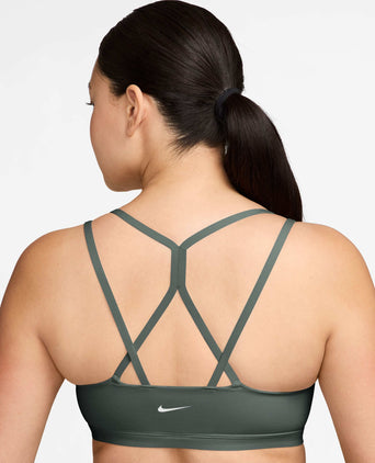 Zenvy Strappy Light Support Bra - Camo Green/White
