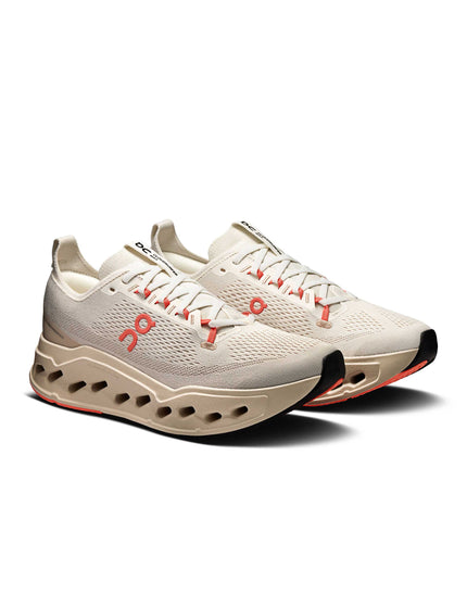 ON Running Cloudsurfer Max - Ivory/Salmonimages2- The Sports Edit