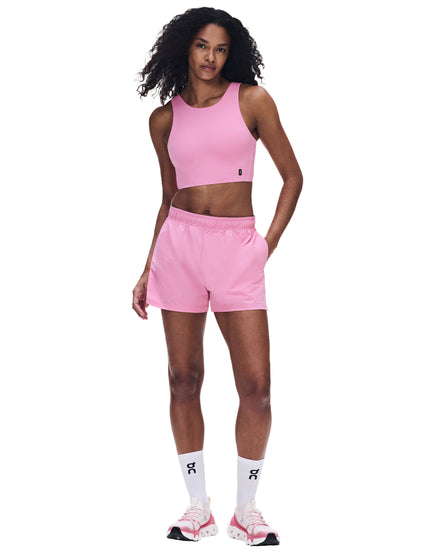 ON Running 3" Core Shorts - Bubblegumimages5- The Sports Edit
