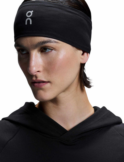 ON Running Core Headband - Blackimages2- The Sports Edit