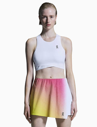 Court Crop Top - White
