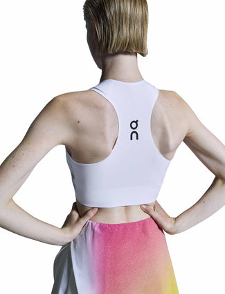 Court Crop Top - White