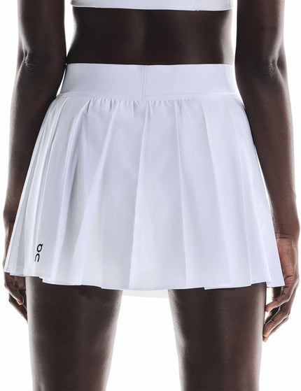 ON Running Court Skirt Pleated - Whiteimages2- The Sports Edit