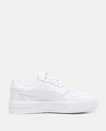 Cali Court Leather Sneakers - White