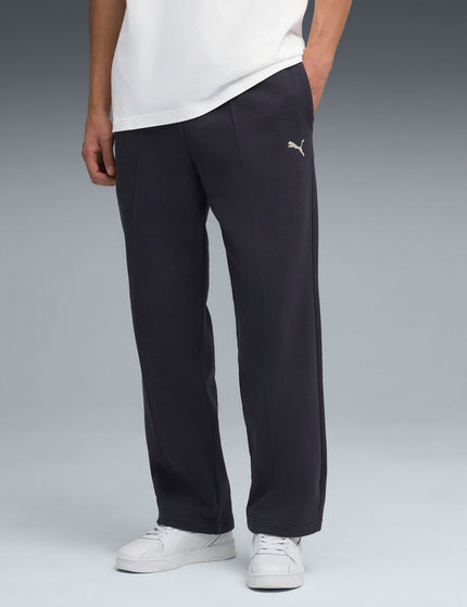 PUMA Puma Classics Relaxed Pinnacle Pintuck Sweatpants - New Navyimages1- The Sports Edit