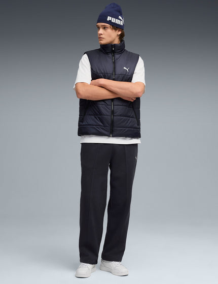 PUMA Puma Classics Relaxed Pinnacle Pintuck Sweatpants - New Navyimages3- The Sports Edit