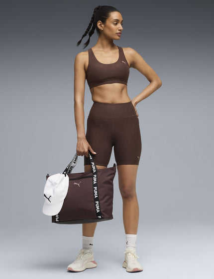 PUMA Cloudspun 6" Short Tights - Chocolate Brownimages3- The Sports Edit