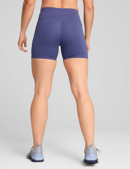 PUMA Cloudspun High Waisted 5" Tight Shorts - Blue Crystalimages2- The Sports Edit