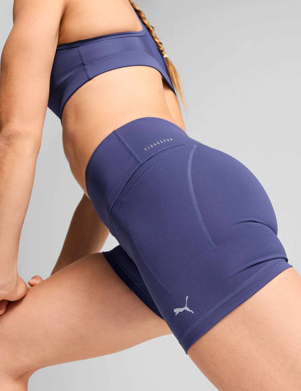 PUMA Cloudspun High Waisted 5" Tight Shorts - Blue Crystalimages4- The Sports Edit