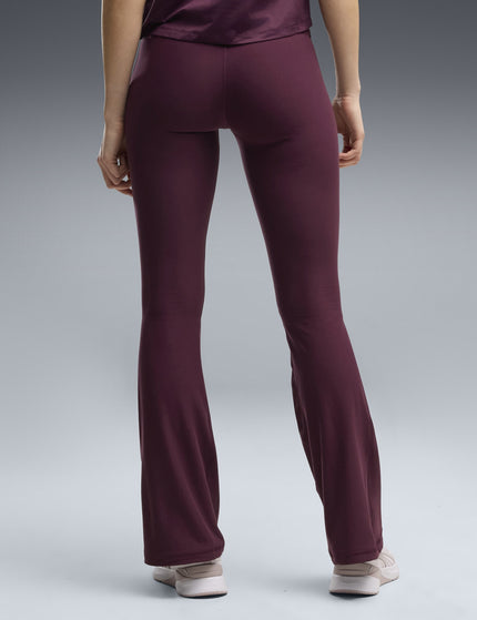 PUMA Cloudspun High Waisted Flared Tights - Ruby Noirimages2- The Sports Edit