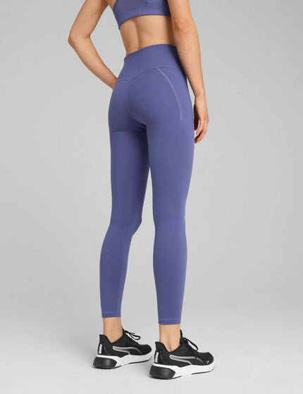 PUMA Cloudspun High Waisted Full-Length Tights - Blue Crystalimages2- The Sports Edit