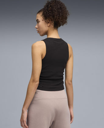 Cloudspun Rib Tank - Black