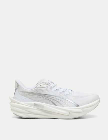 PUMA Deviate NITRO 4 Running Shoes - White/Feather Greyimages1- The Sports Edit