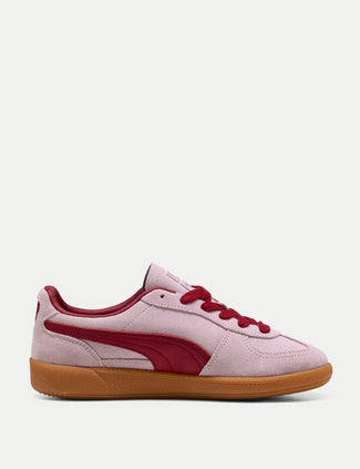 Palermo Sneakers - Rose Mauve/Dark Crimson