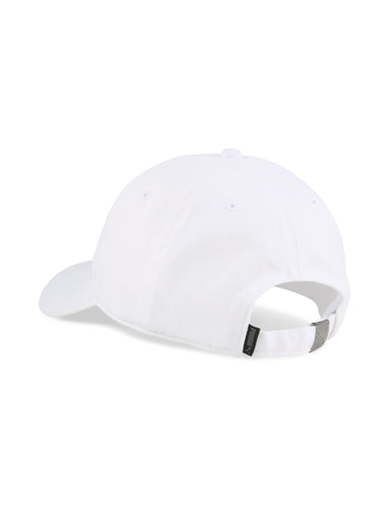 PUMA Premium Essentials Classic Baseball Cap - Whiteimages2- The Sports Edit