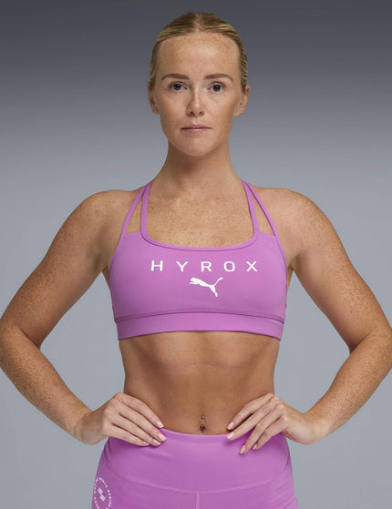 PUMA Puma x Hyrox Move Strappy Light Support Sports Bra - Electric Orchidimages1- The Sports Edit