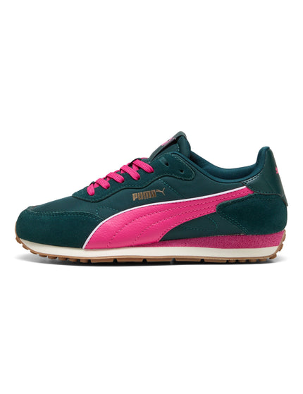 PUMA ST Miler Rose Sneakers - Green Terrain/Posie Pink/Gumimages3- The Sports Edit