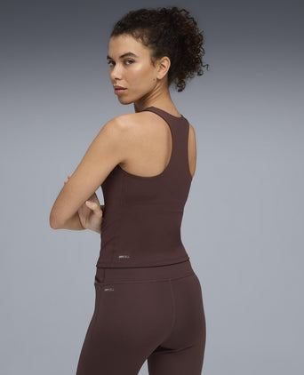 TAD Essentials 2-in-1 Tank - Chocolate Brown