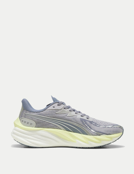 PUMA Velocity NITRO 4 Shoes - Vibrant Silver/Apple Spritzimages1- The Sports Edit