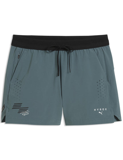 PUMA Puma x Hyrox Pwrmode Woven Shorts - Herb Gardenimages4- The Sports Edit