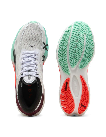 PUMA Puma x Hyrox Velocity NITRO 4 Shoes - White/Mint Melt/Glowing Redimages3- The Sports Edit
