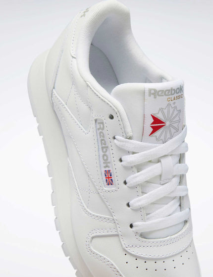 Reebok Classic Leather Shoes - Cloud White/Pure Grey 3images5- The Sports Edit