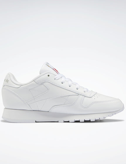 Reebok Classic Leather Shoes - Cloud White/Pure Grey 3images2- The Sports Edit